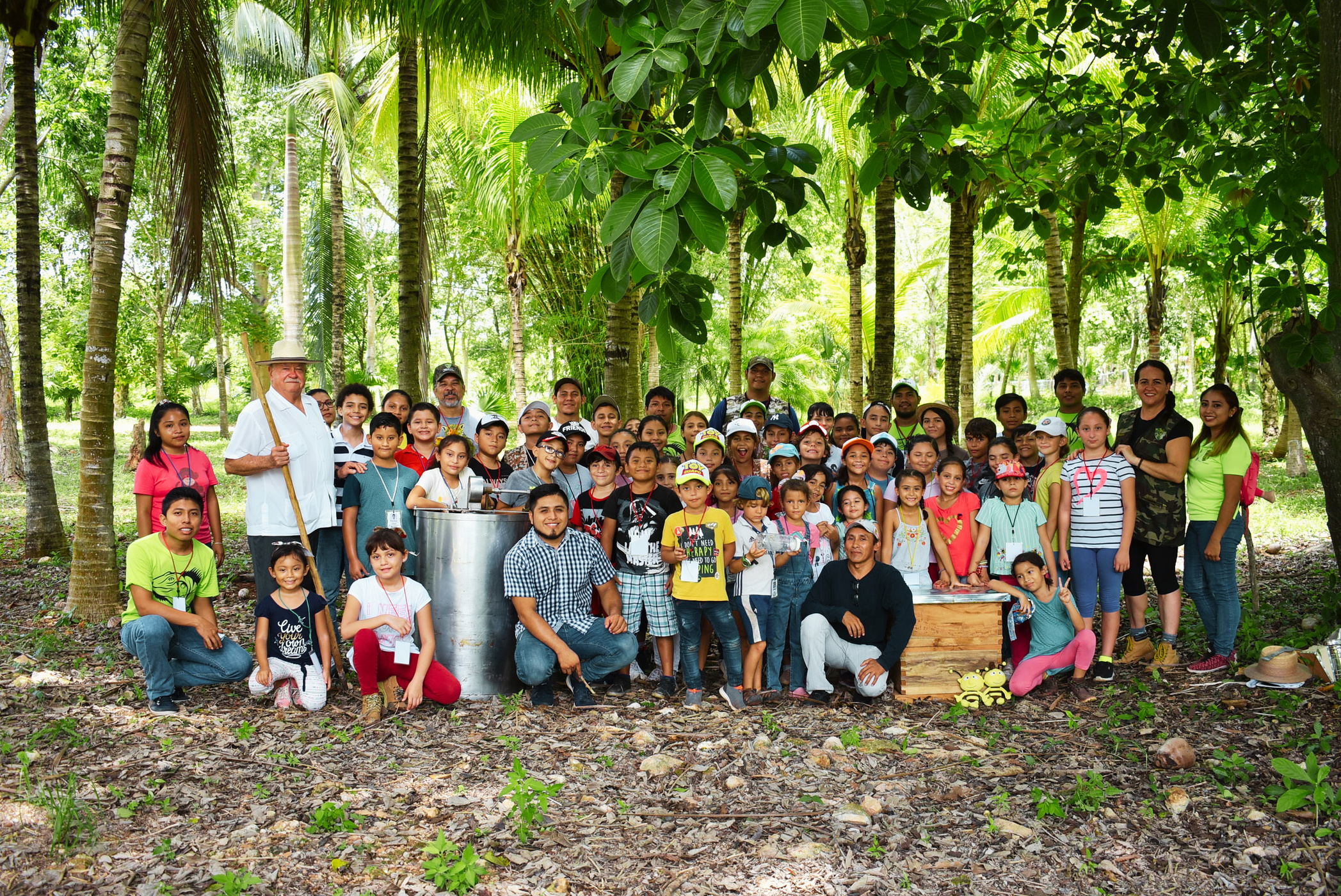 Familias y niños en Vallazoo